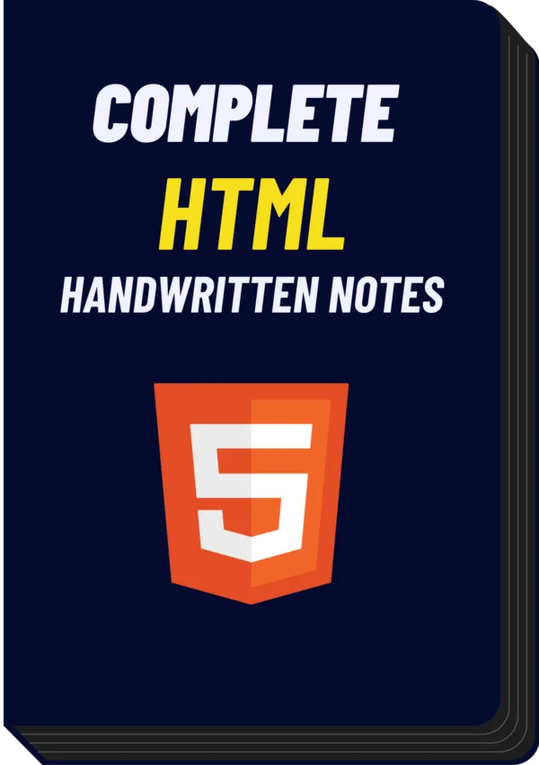 HTML Handwritten Notes