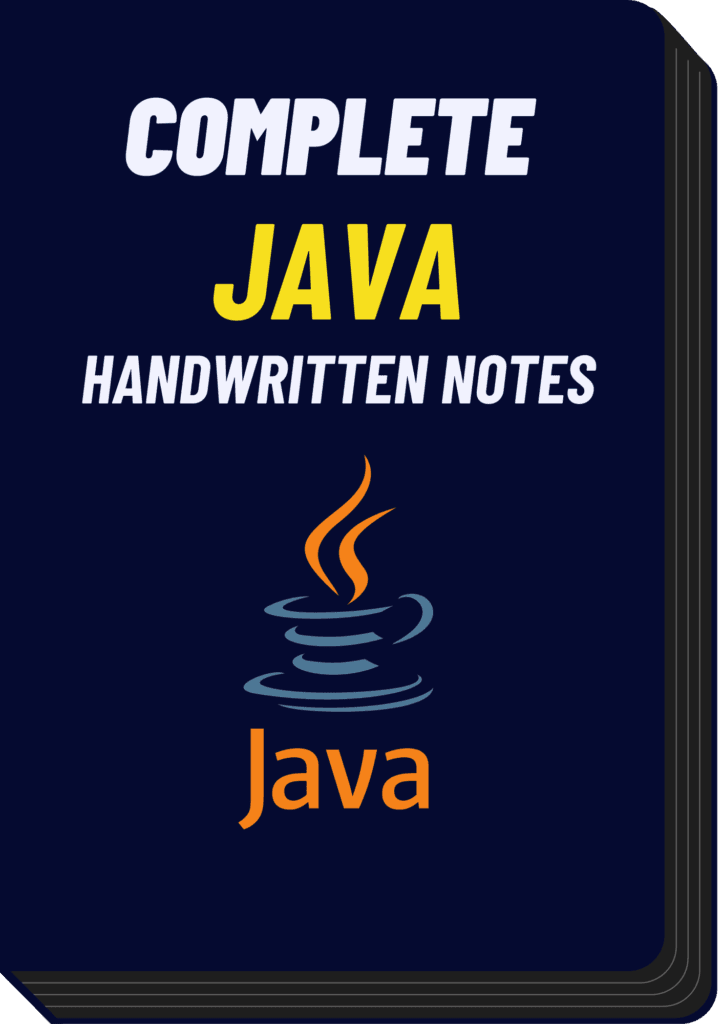 Java Handwritten Notes - CodewithCurious