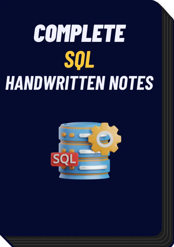 SQL Handwritten Notes