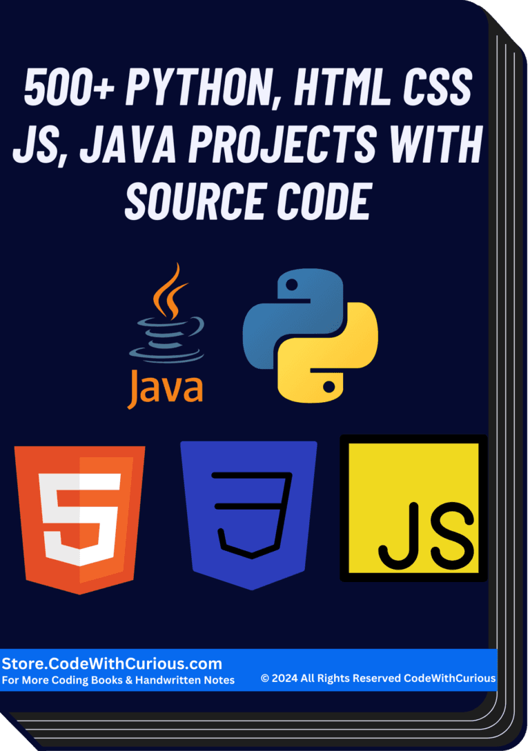 500 coding projects with source code codewithcurious
